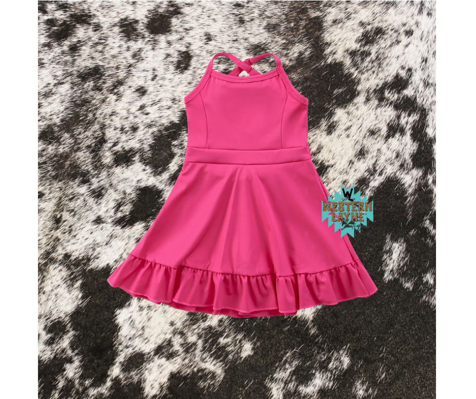 Hot Pink Athletic Dress