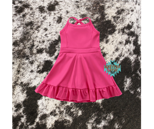 Hot Pink Athletic Dress