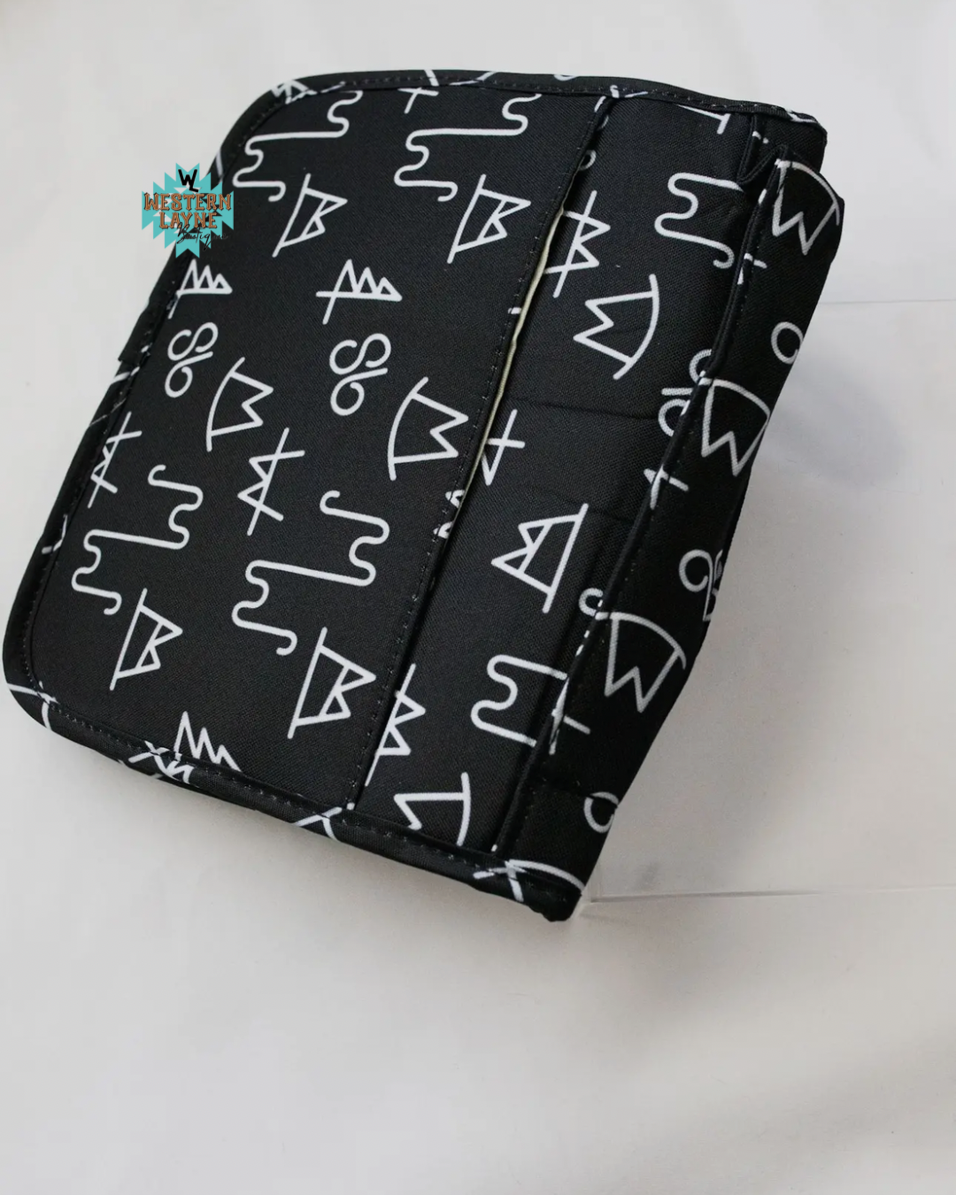 Black Cattle Brand Shower Tote