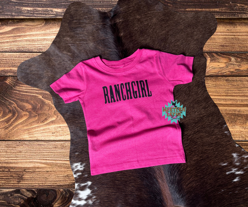 Ranch Girl Pink T-Shirt
