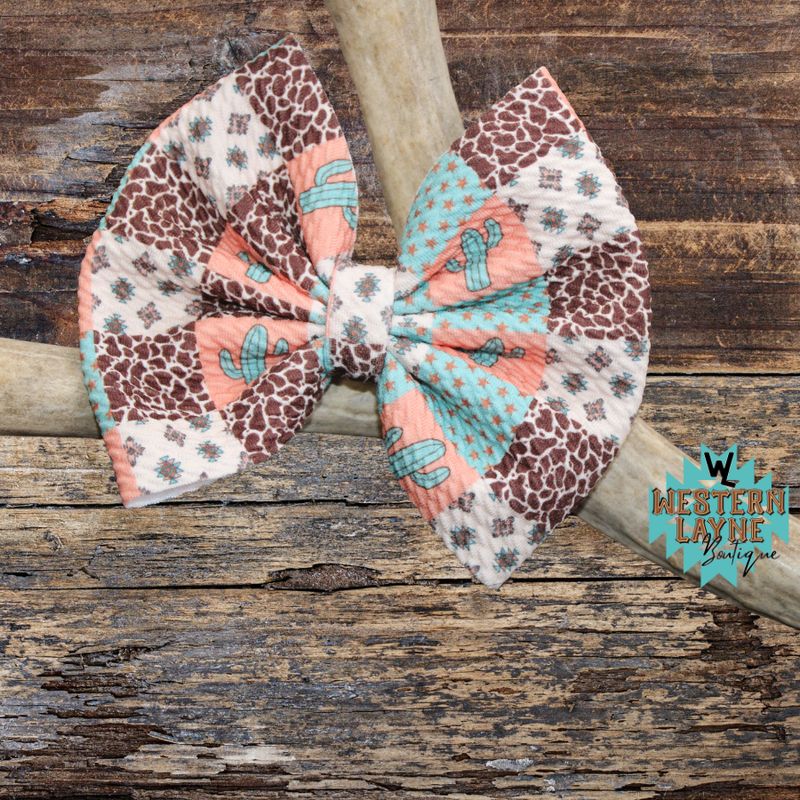 Western Patchwork Bow