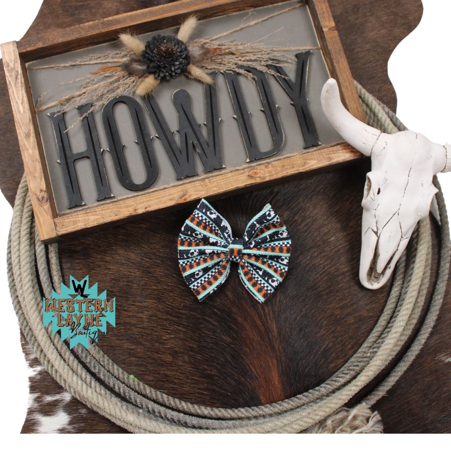 Western Stripes Bow