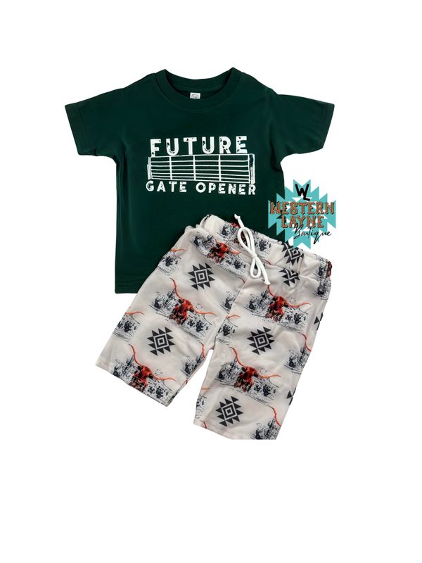 Future Gate Opener T-Shirt (Forest Green)