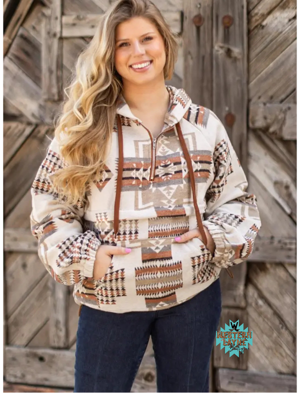 Navajo Nights Women's Hooded Pullover