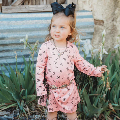 Pink Brand Fringe Dress