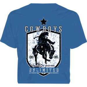 Cowboys Unlimited Diamond Bronc Tee