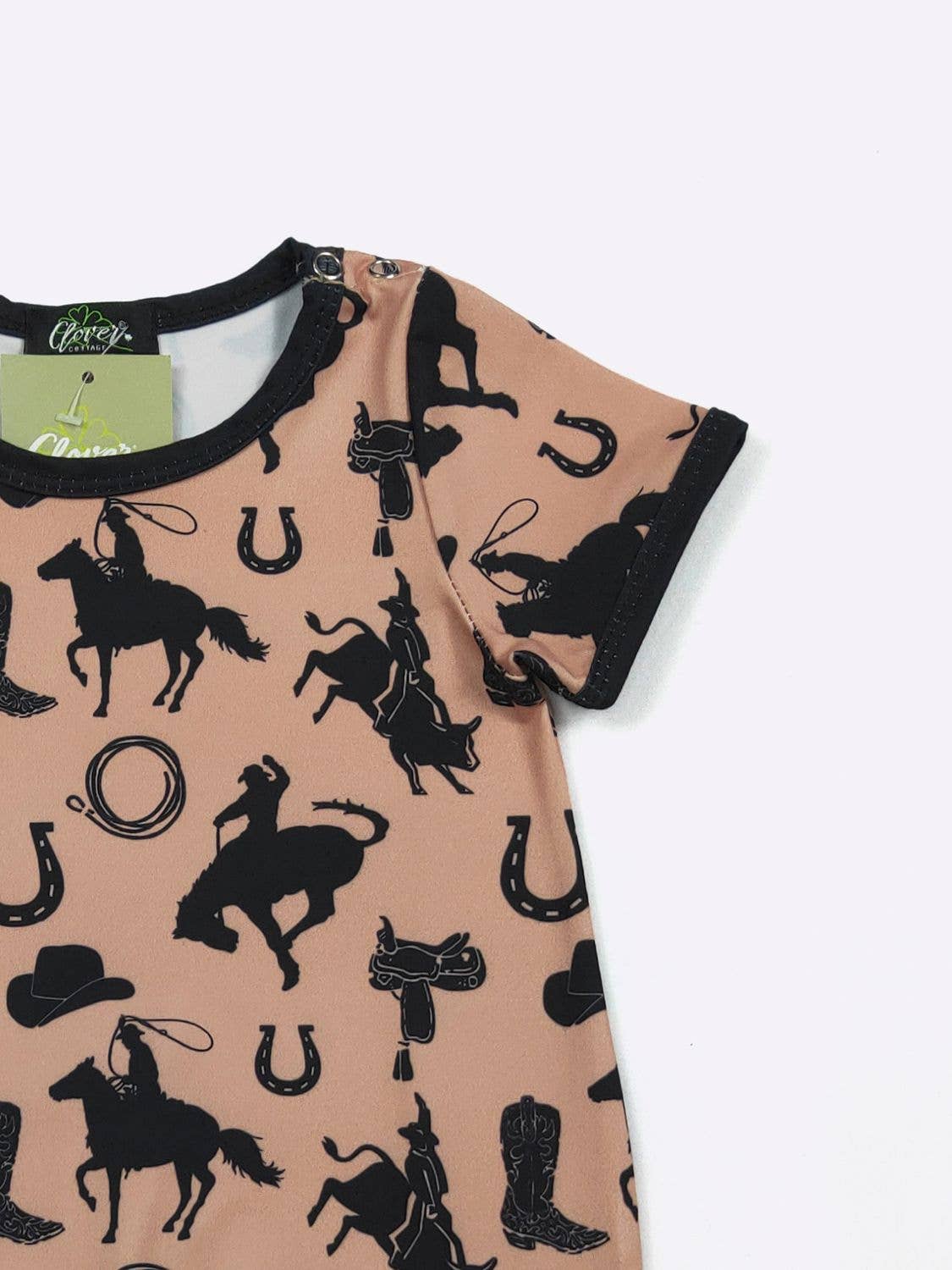 Buckin Cowboy Romper