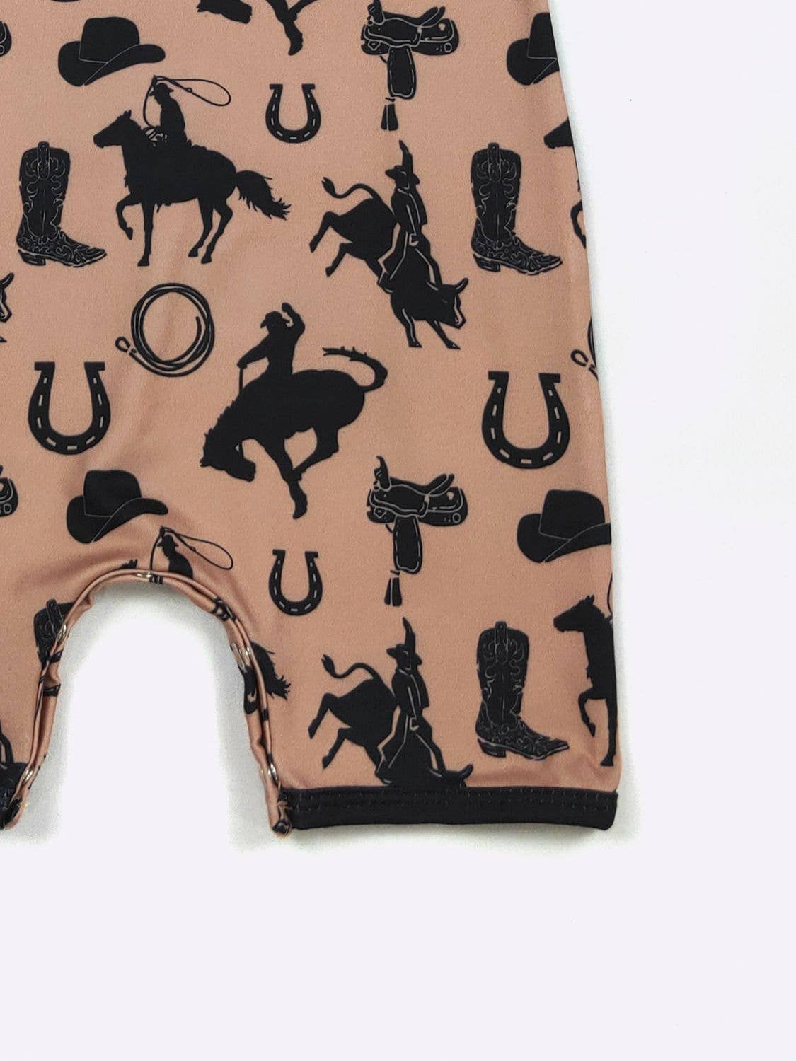 Buckin Cowboy Romper