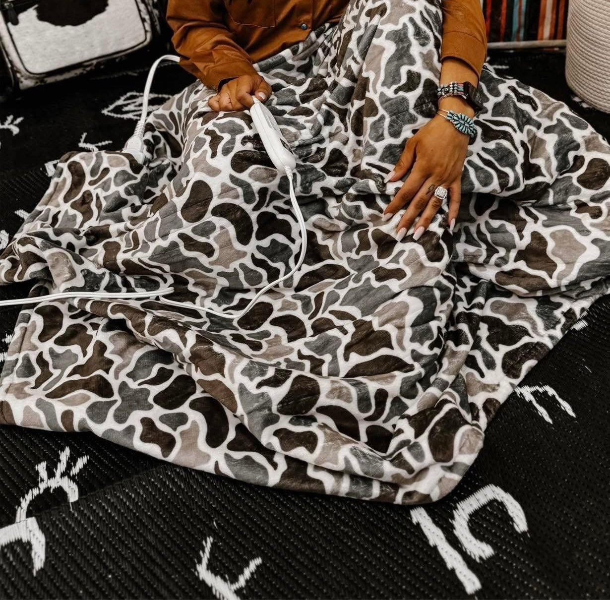 Camo Heated Blanket