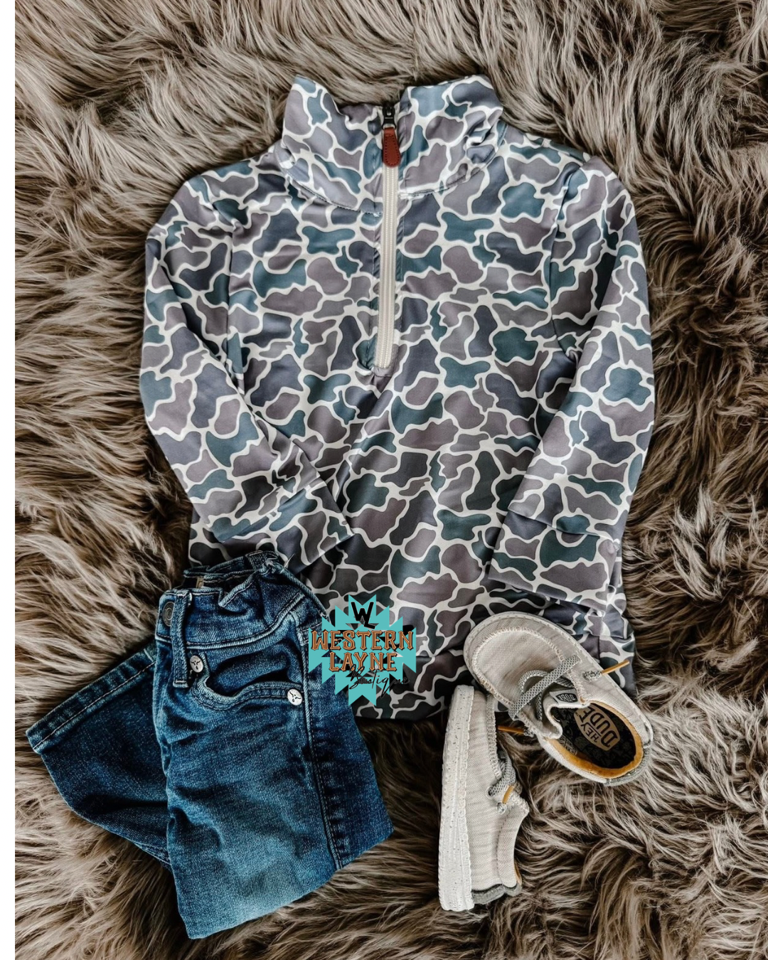 Kid’s Quarter Zip Pullover