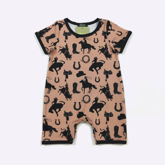 Buckin Cowboy Romper