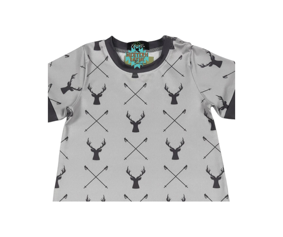 Arrow Deer Boy Romper