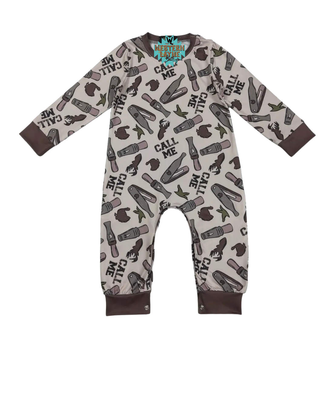 Call Me Boy Romper