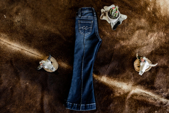 Girls Infant/Toddler Trouser Jean Dark Wash