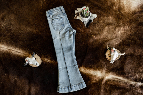 Girls Infant/Toddler Trouser Jean Light Wash