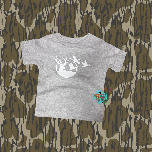 Deer/Duck Gray T-Shirt