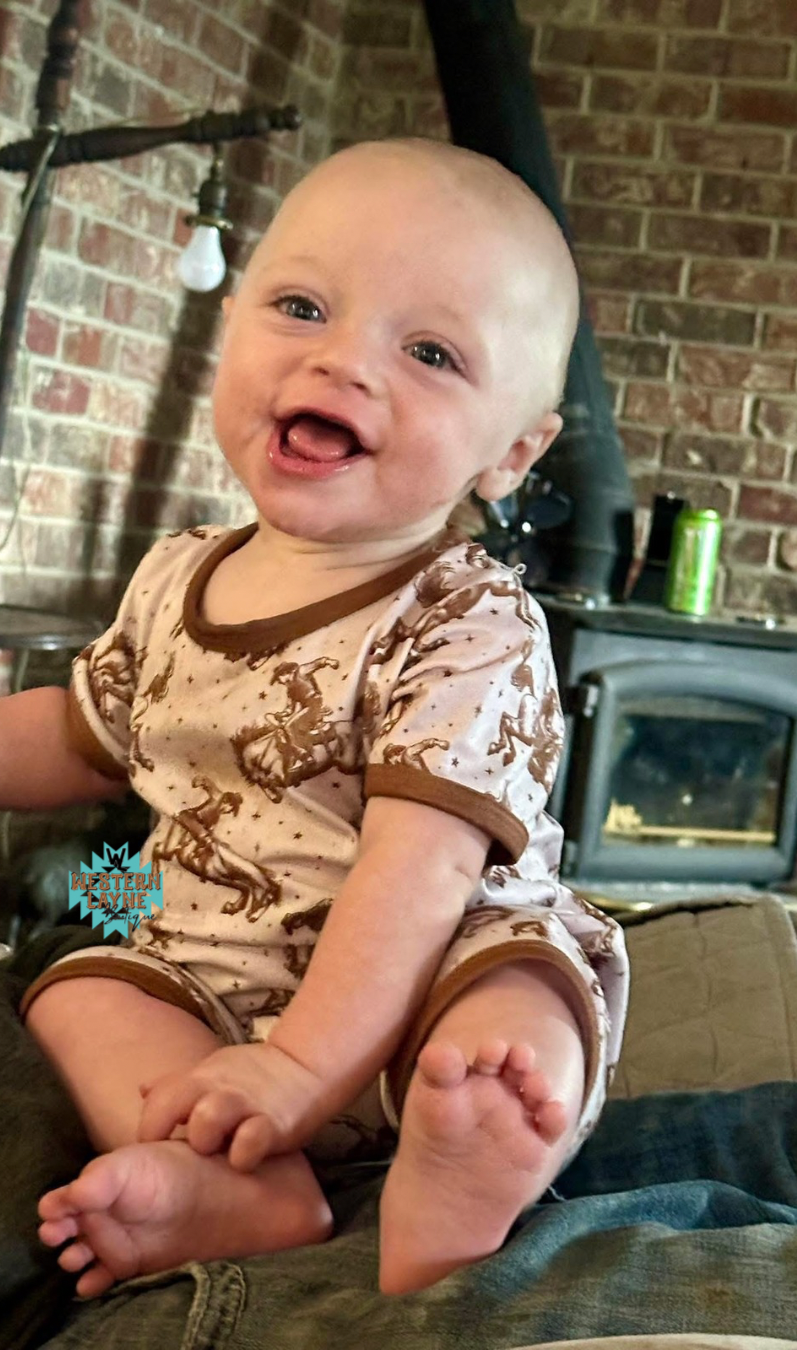 Buckin’ Cowboy Romper