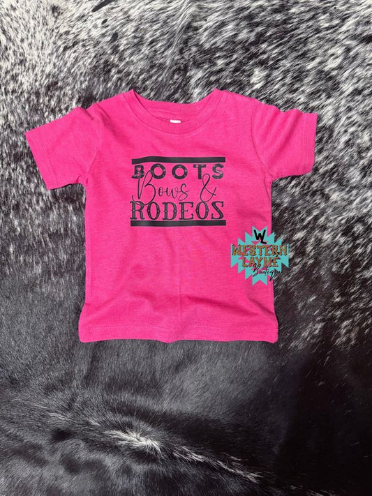 Boots Bows & Rodeo Pink T-Shirt