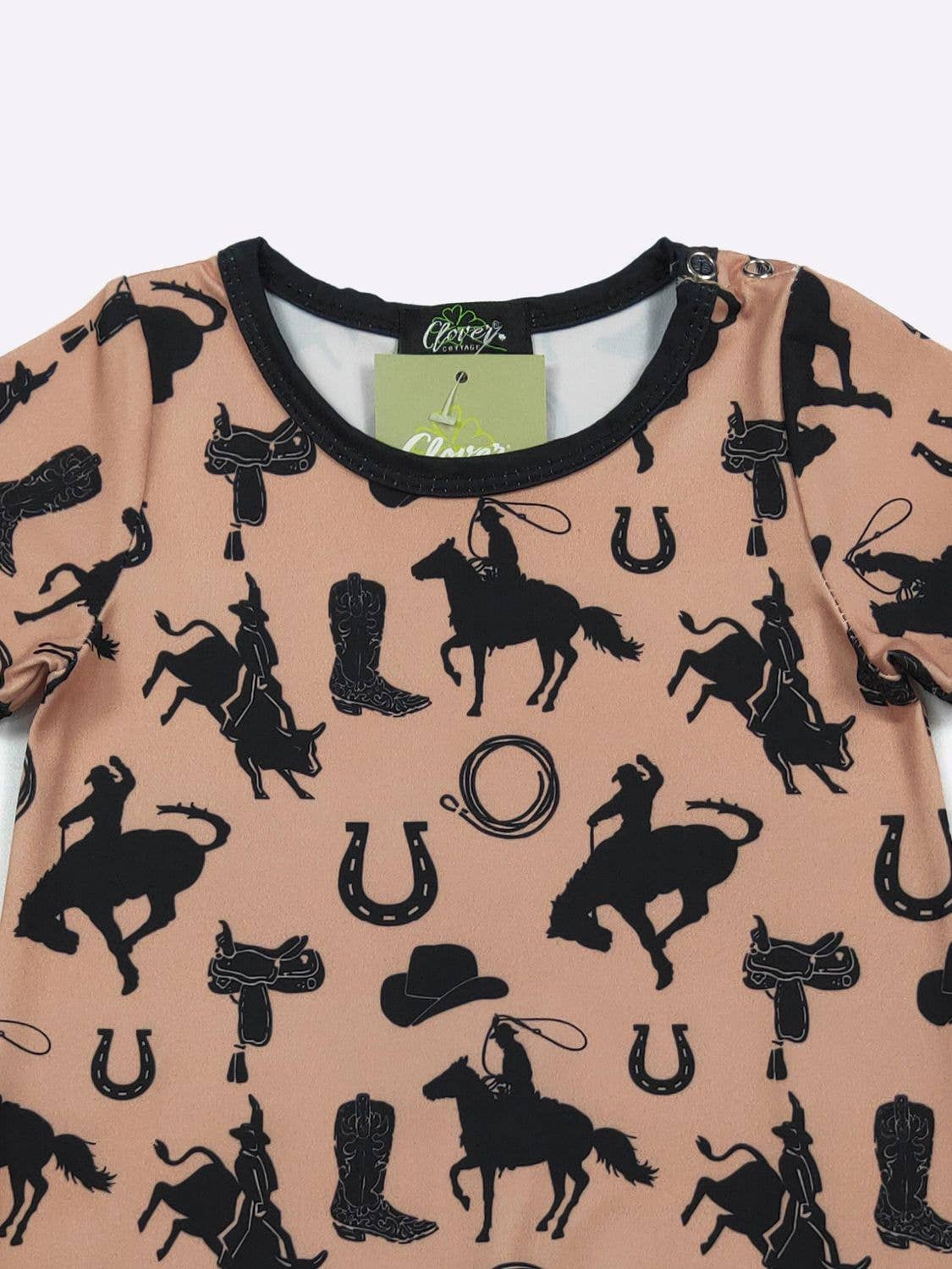 Buckin Cowboy Romper