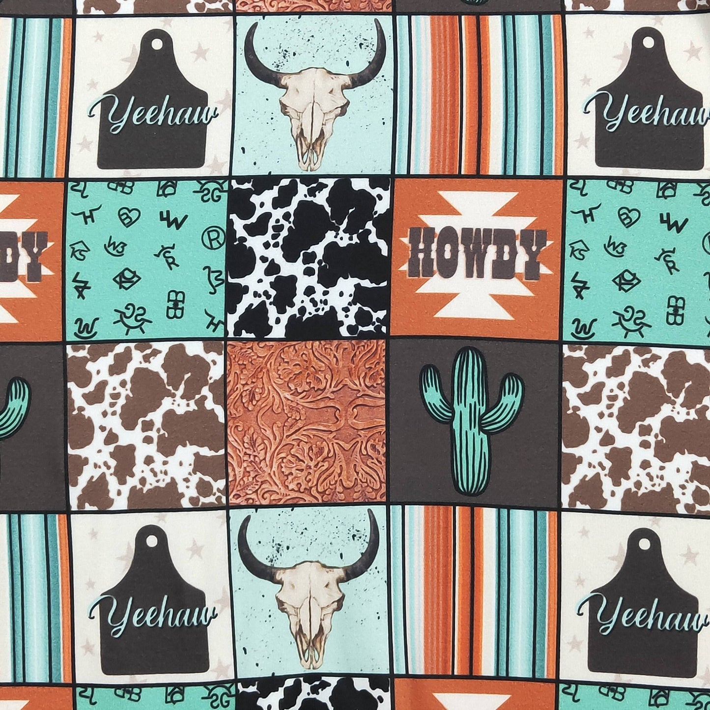 Howdy Patch Boy Romper