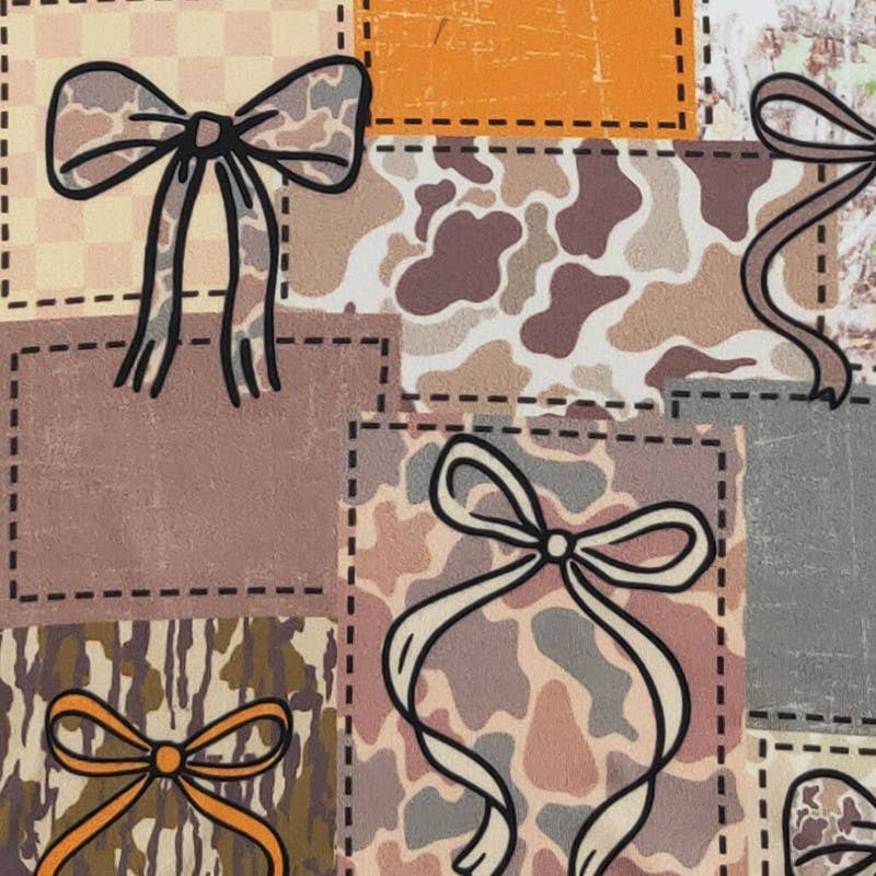 Camo Patchwork Girls Skort Set